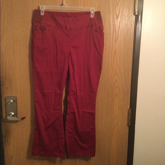 WOMAN within red burgundy pants 14wp - Picture 1 of 2